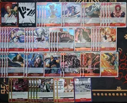 One Piece TCG OP16 - Red Shanks Deck + 50 Extra Cards - Image 1