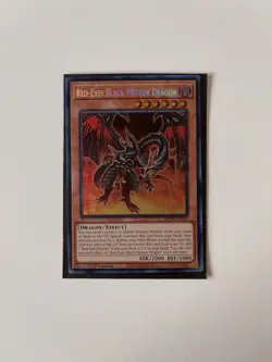 Yugioh Red-Eyes Black Meteor Dragon Prismatic Secret Rare MP24-EN107 1st Ed NM - Image 1