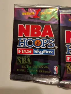 1995-96 Skybox NBA Hoops Series 1- 12 Cards per Pack SEALED OFFICIAL NBA CARD x2 - Image 2