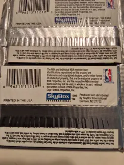 1995-96 Skybox NBA Hoops Series 1- 12 Cards per Pack SEALED OFFICIAL NBA CARD x2 - Image 5