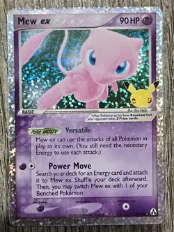 Pokemon TCG Mew EX Celebrations: Classic Collection 88/92 Holo Ultra Rare - Image 1
