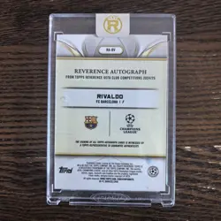 Rivaldo 2024-25 Topps Reverence UCC Reverence Auto Blue /75 Premium Sealed - Image 2