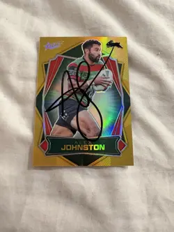 Signed Alex Johnston South Sydney Rabbitohs 2026 NRL Select Luminous Card - Image 1