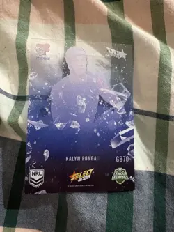 Signed Kalyn Ponga Newcastle Knights 2026 NRL Select Game Breakers Card - Image 2
