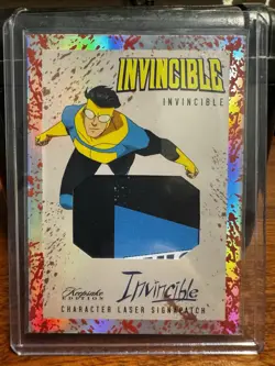 Invincible 3-Card Lot-1/1 Allen the Alien Gold Refractor-Signagraph/patch - Image 5