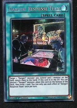 Danger! Response Team - MP19-EN221 - Prismatic Secret Rare - 1st Edition Yugioh - Image 1