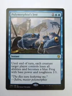 MTG Polymorphist's Jest (C17) Commander 2017 Regular Rare 90/309 - Image 1