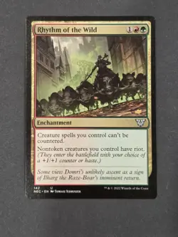 Rhythm of the Wild #142 (NM) Kamigawa Neon Dynasty NEC Magic MTG - Image 1