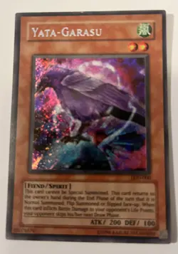 Yu-Gi-Oh! TCG Yata-Garasu Legacy of Darkness LOD-000 Unlimited Secret Rare - Image 1