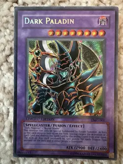 Konami Yu-Gi-Oh! TCG Dark Paladin DMG-001 Secret Rare Holo Limited Ed - Image 1
