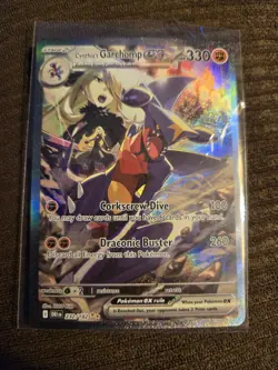 Pokemon TCG Cynthia’s Garchomp EX SIR 232/182 Destined Rivals NM - Image 1