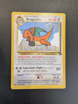 Pokemon Dragonite 5 Black Star Promo Card the First Movie, LP Condition, G5/K9 - Image 4