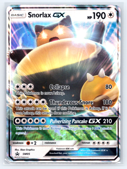 Pokemon Card - Snorlax GX - SM05 - SM Black Star Promo - 2016 - Image 1