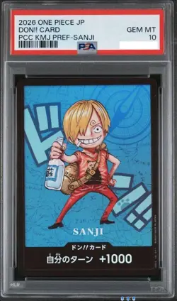 PSA 10 Sanji ONE PIECE Premium Card Collection Kumamoto Special Flagship 2026 - Image 3