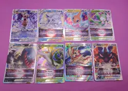 Pokemon TCG Ultra Rare LOT Textured VSTAR 8 Cards Zeraora Vulpix Lucario - Image 1