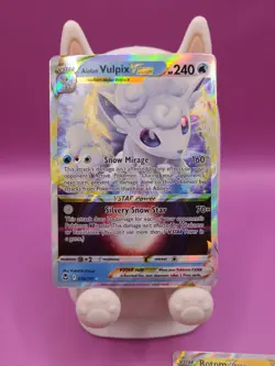 Pokemon TCG Ultra Rare LOT Textured VSTAR 8 Cards Zeraora Vulpix Lucario - Image 4