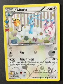 Altaria RC24/RC32 Radiant Collection XY Generations HOLO Shiny Pokemon Card LP - Image 1