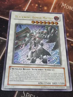 Yugioh! Blackwing Armor Master - CRMS-EN041 - Ultimate Rare - HP - Image 1