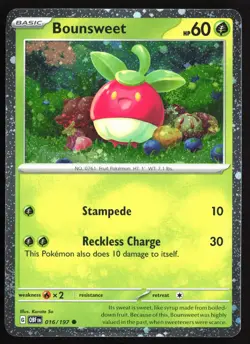 Pokemon TCG - Bounsweet - (Cosmos Holo) Holo Miscellaneous Cards & Products 016/ - Image 1
