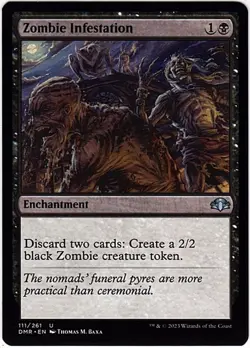 MTG Dominaria Remastered Zombie Infestation (Uncommon) - Image 1