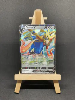 Zacian V - SWSH018 Pokemon Card - Black Star Promo - NM - Image 1