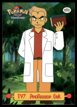 1999 Topps Pokemon TV Animation Edition Series 1 Professor Oak #TV7 - Image 1