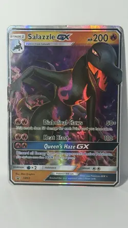 Salazzle GX SM63 Promo Holo Pokemon TCG English 2017 200 HP - Image 1