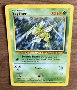Scyther - Jungle - 26/64 - Rare Non Holo - LP - Pokemon Card - EN - WoTC 1999 - Image 5