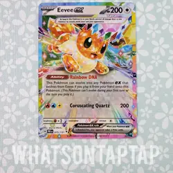 Pokemon Card Eevee Ex 075/131 Ultra Rare Scarlet Violet Prismatic Evolutions NM - Image 1