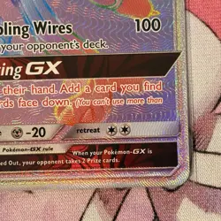 Pokemon TCG Xurkitree GX 160/156 SM-Ultra Prism Full Art Holo Secret Rare - Image 5