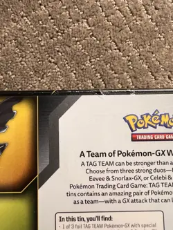 Pokemon Celebi & Venusaur GX Tag Team Tin Sealed 820650805295 - Image 4