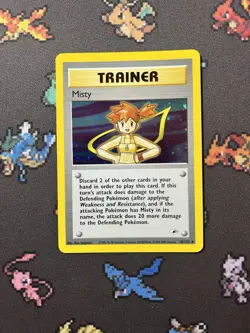 Pokemon Misty 18/132 Gym Heroes - MP/LP - Image 1