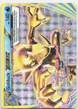 Golduck BREAK 18/122 BREAK Rare BREAKpoint Pokemon Moderately Played - Image 1