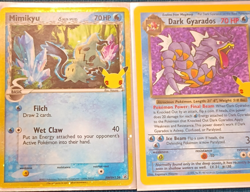 Pokemon 25th anniversary lot of 3: Mimikyu, donphon, Dark Gyarados - Image 1