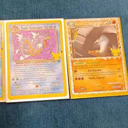 Pokemon 25th anniversary lot of 3: Mimikyu, donphon, Dark Gyarados - Image 2