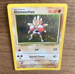 Hitmonchan - Base Set - 7/102 - Holo Rare - LP - Pokemon Card - EN - WoTC - Image 5