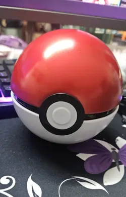 Pokemon TCG Ball Tin (Empty Pokeball) Collectors Decoration/Cosplay With Sticker - Image 1