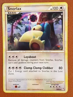 Snorlax Call of Legends 33/95 Regular Non Holo RARE NM/MT Pokemon Pokemon TCG - Image 1