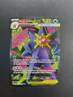 Mega Starmie ex 102/088 Ultra Rare Perfect Order Pokemon Near Mint - Image 1