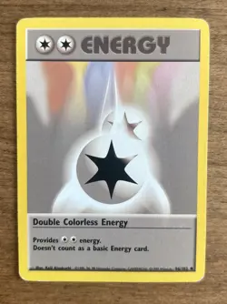Double Colorless Energy - Base Set - 96/102 - Uncommon - NM - Pokemon Card - EN - Image 1
