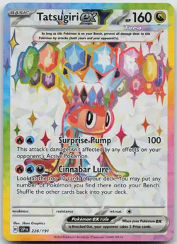 Tatsugiri ex 226/191 Ultra Rare Surging Sparks Pokemon NM/M - Image 1