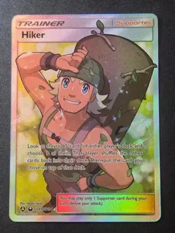 Hiker SV85/SV94 NM Hidden Fates Shiny Vault Ultra Rare Pokemon - Image 1