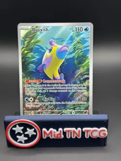 Pokemon Surging Sparks SV08 Bruxish - 200/191 IR Illustration Rare NM - Image 1