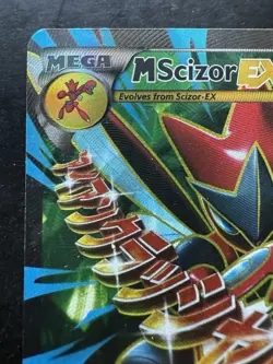 Pokemon M Scizor EX 120/122 XY BREAKpoint Ultra Rare Full Art (MP) - Image 2