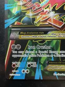 Pokemon M Scizor EX 120/122 XY BREAKpoint Ultra Rare Full Art (MP) - Image 4