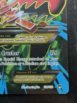 Pokemon M Scizor EX 120/122 XY BREAKpoint Ultra Rare Full Art (MP) - Image 5