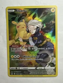 Pokemon TCG Pikachu TG05/TG30 Holo Rare Lost Origin Trainer Gallery NM - Image 1