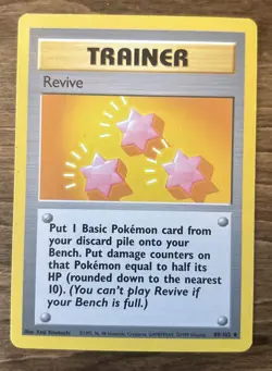 Revive - Base Set - 89/102 - Uncommon Non Holo - NM - Pokemon Card - EN - WoTC - Image 1