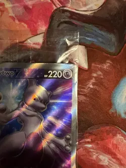 SEALED Mewtwo V SWSH229 Pokemon GO ETB Full Art Holo Black Star Promo NM - Image 3