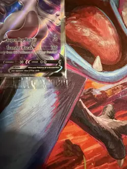 SEALED Mewtwo V SWSH229 Pokemon GO ETB Full Art Holo Black Star Promo NM - Image 4